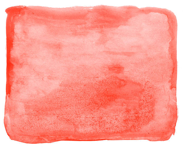 illustrazioni stock, clip art, cartoni animati e icone di tendenza di luce vermillion rosso acquerello dipinto sfondo - watercolor painting backgrounds abstract textured effect