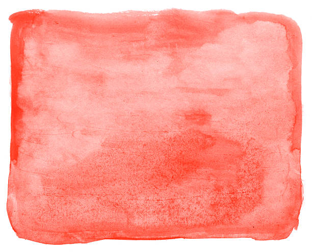 ilustrações de stock, clip art, desenhos animados e ícones de luz vermelha pintura fundo de aguarela vermillion - watercolor painting backgrounds abstract textured effect