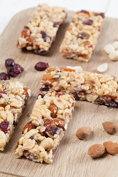 istock Granola bars with nuts, seeds and cranberries 513392926