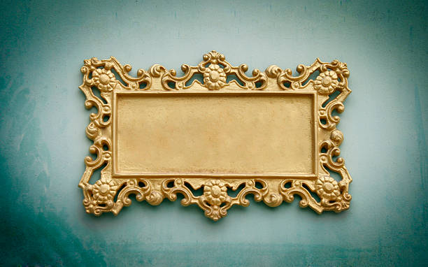 istock Metal sign plate with frame for your text 513393307