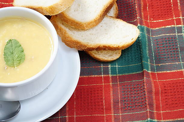 istock bowl of soup and bread 513394065