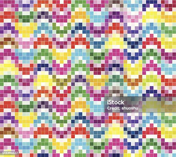 Abstract Colorful Mosaic Pattern Background Stock Illustration - Download Image Now - Abstract, Abstract Backgrounds, Backgrounds