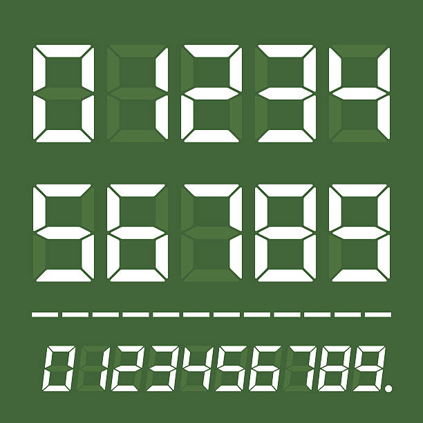Clock Digit Font Style 540+ Digital Clock Font Stock Illustrations, Royalty-Free Vector ...