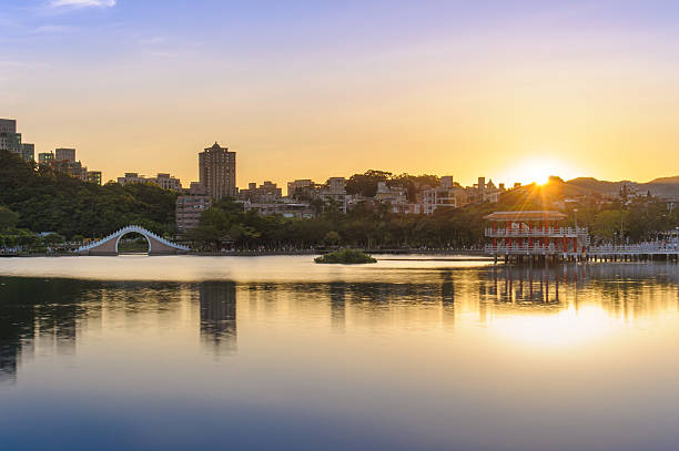 istock beatiful sunset by the lake 513396027