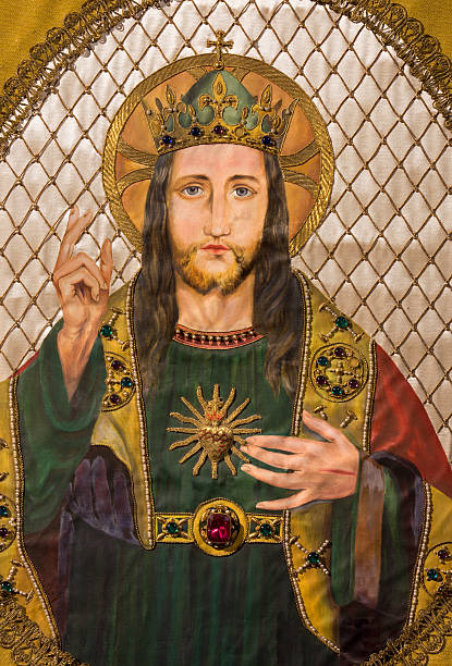 istock Brussels - The needelwork of Jesus Christ heart 513396903
