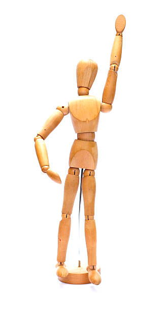 istock Wooden mannequin 513398579