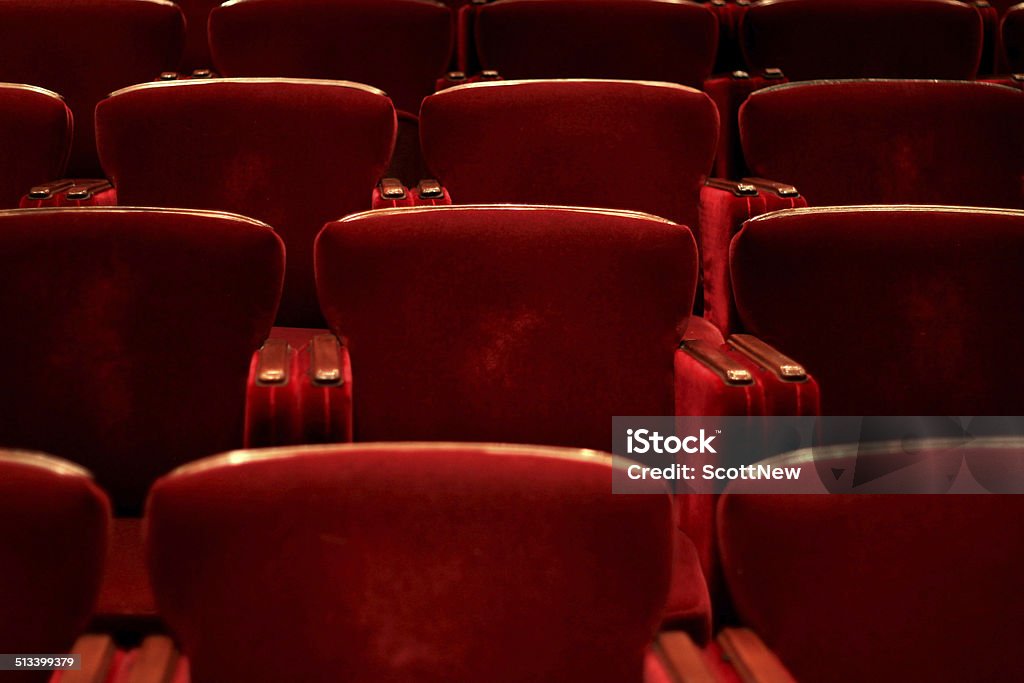 Teatro de asientos - Foto de stock de Asiento libre de derechos