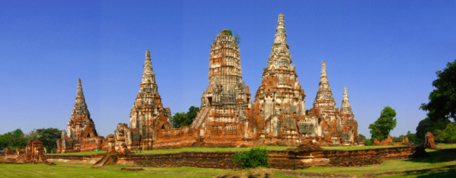 beautiful Wat Chaiwatthanaram, Ayutthaya - Thailand