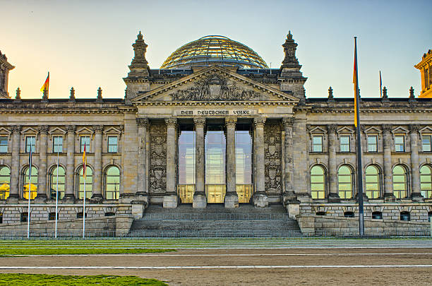 istock German Reichstag building during the sunrise, Berlin, Germany 513416077