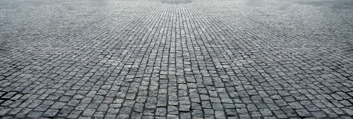 Piedra de pavimento en perspectiva photo