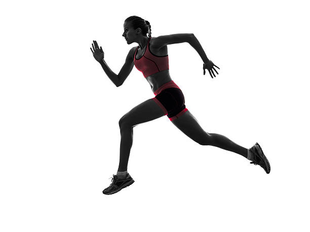 istock woman runner running jogger jogging  silhouette 513416831