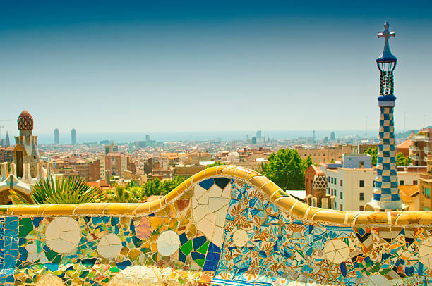 istock Park Guell in Barcelona, Spain 513416881