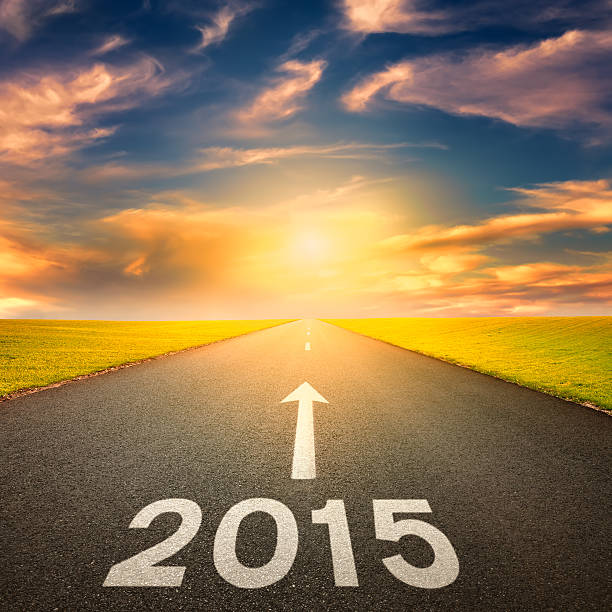 istock Driving on an empty road towards the sun to 2015 513416985