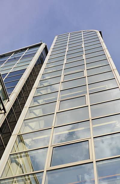 istock Glass facade of modern office building 513418055