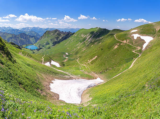 istock Snow remains in the Allgau Alps 513423652