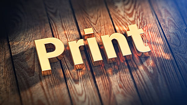 istock Word Print on wood planks 513427296