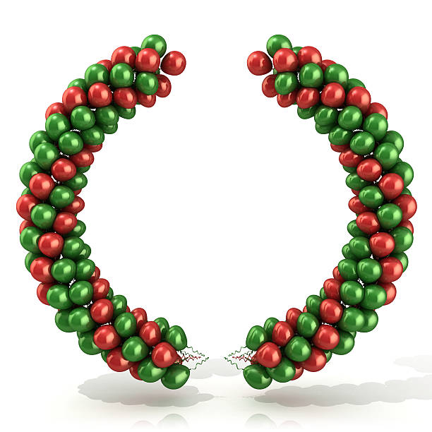 istock Red and green balloons arc laurel 513433010
