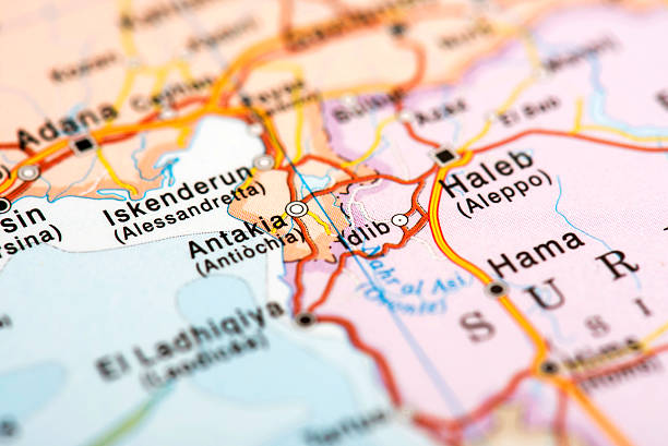 istock Map of Haleb, Syria 513433756