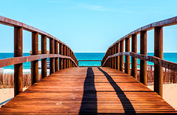 istock Wooden boardwalk to the beach 513434032