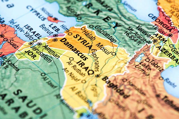 istock Map of Middle-East Countries 513434138