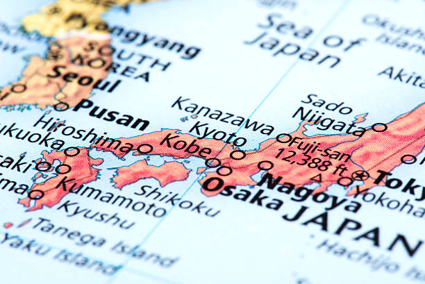 istock Map of South Japan 513434182