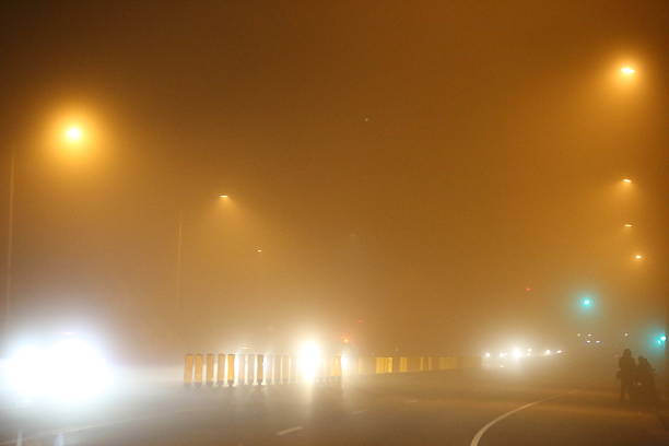 istock Pacific Coast Highway in the fog 513435142