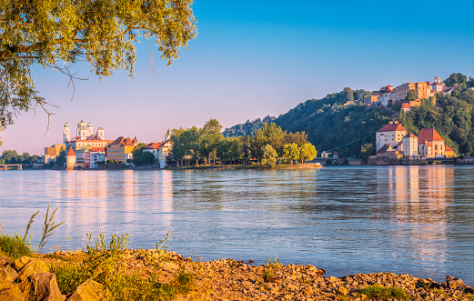 Beautiful early summer morning in Passau