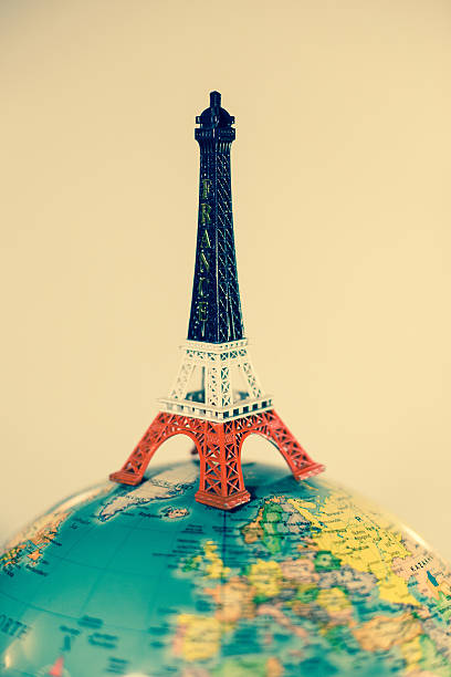istock eiffel souvenir on a globe vintage 513438114