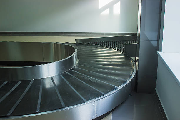 istock escalator interior of the airport . 513438446
