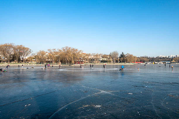 istock Scenery of Chinese park in winter 513439066