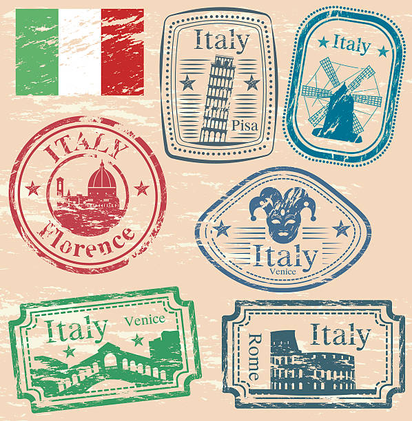 illustrazioni stock, clip art, cartoni animati e icone di tendenza di spedizione in italia - fiorentina bologna
