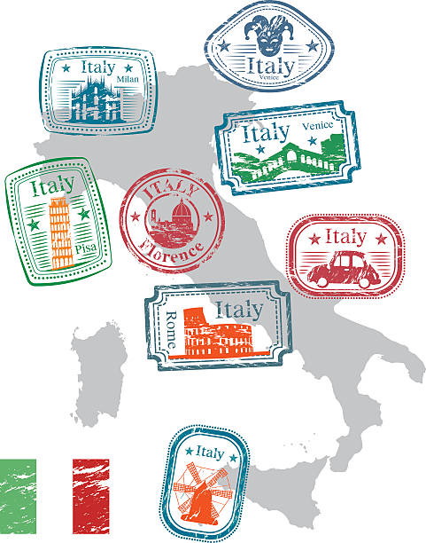 350+ Italy Map Stamp Stock Illustrations, Royalty-Free Vector Graphics