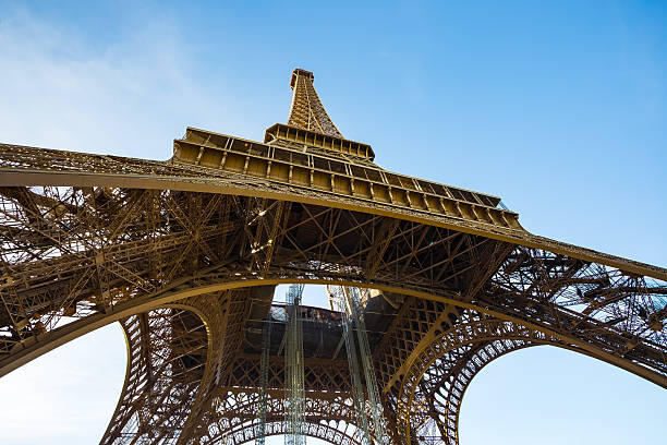 istock Close up view at the Eiffel tower in Paris 513444586