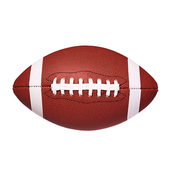американский футбол мяч изолированные - американский футбол мяч стоковые фото и изображения