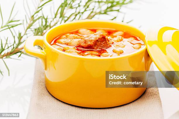 Baked Beans Stock Photo - Download Image Now - Baked Beans, Basil, Bean
