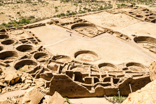 Pueblo Boniyo is the largest Great House built by Chacoans as a gathering place for visitors from throuhgout the region.