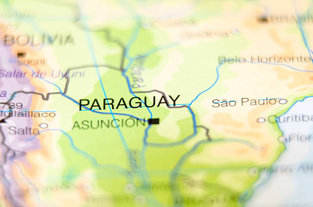 istock paraguay country on map 513470713