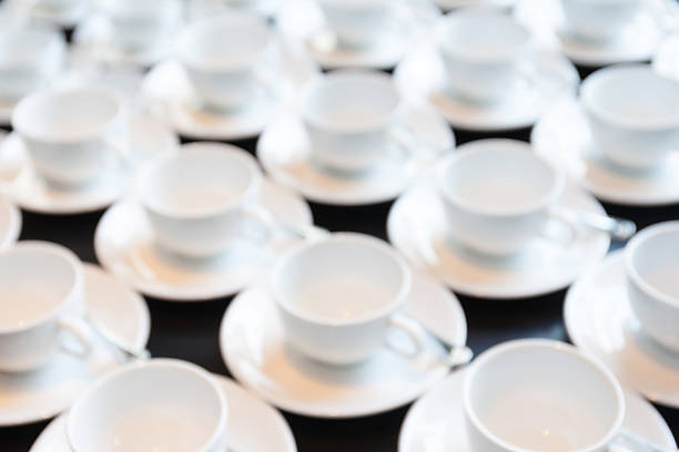 istock Abstract blurred photo of new set coffee cup. 513472654
