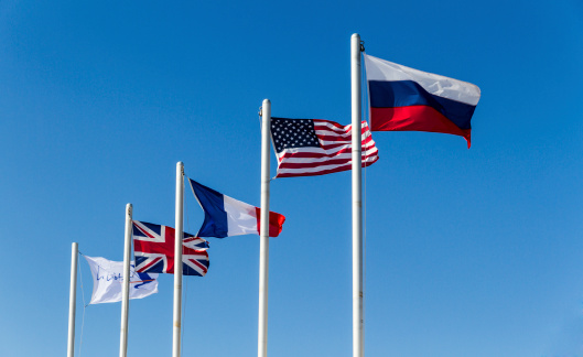 Group of Flags at La Ciotat