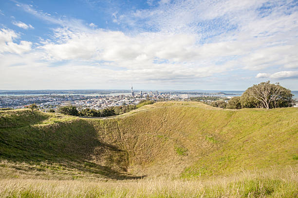 istock The Mount Eden with Auckland city view background. 513473318