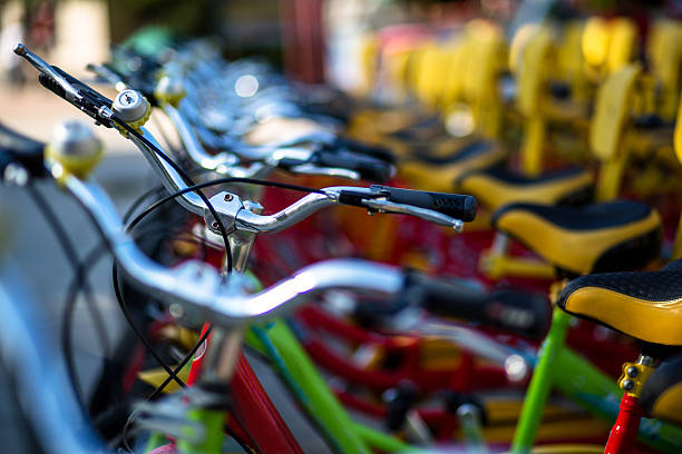 istock handbar of bicycles 513474099