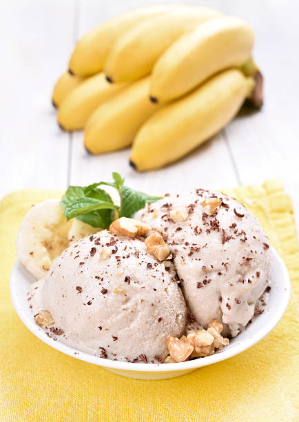 istock Homemade banana ice cream 513475182