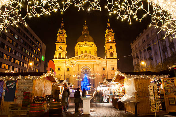 クリスマスのブダペスト - ブダペスト 写真 ストックフォトと画像