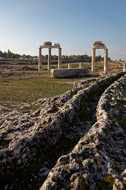 aqueduct stock photo