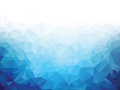 istock Geometric blue ice texture background 513475408