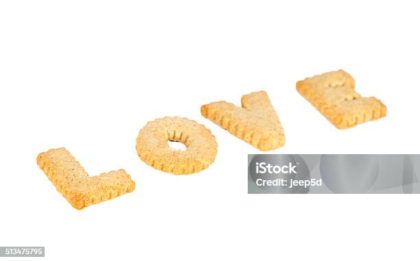Love Alphabet Chocolate Cookies Stock Photo - Download Image Now - Alphabet, Brown, Characters