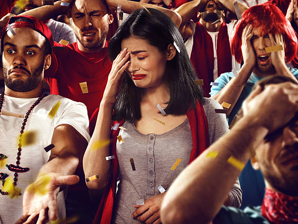 istock Sport fans: A girl in despair 513475898