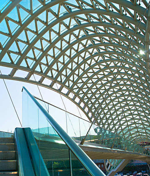 istock Peace bridge interior. Tbilisi, Georgia 513477738