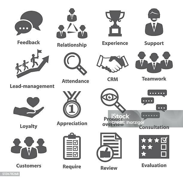 Business Management Icons Pack 03 Stock Illustration - Download Image Now - Icon Symbol, Expertise, High Angle View