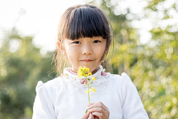 istock pretty chinese girl in rape flowers 513483740